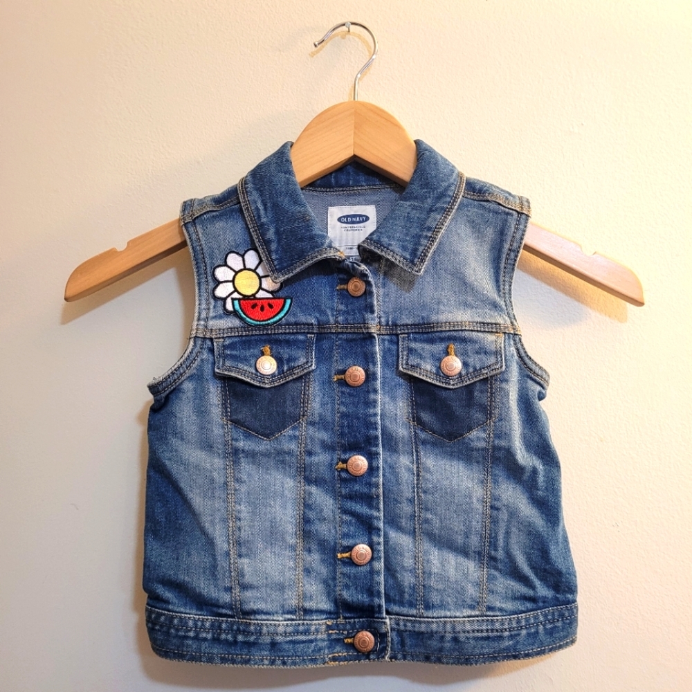 Girls Jean Vest- Size 5T